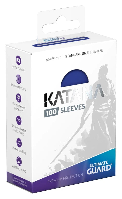Katana Sleeves Standard Size (100) - Blue