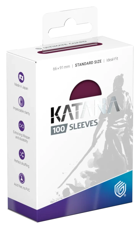 Katana Sleeves Standard Size (100) - Radiant Plum