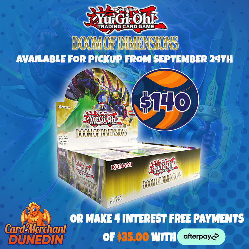 *Pre-Order* Yu-Gi-Oh!: Doom Of Dimensions - Booster Box | Releasing September 24, 2025