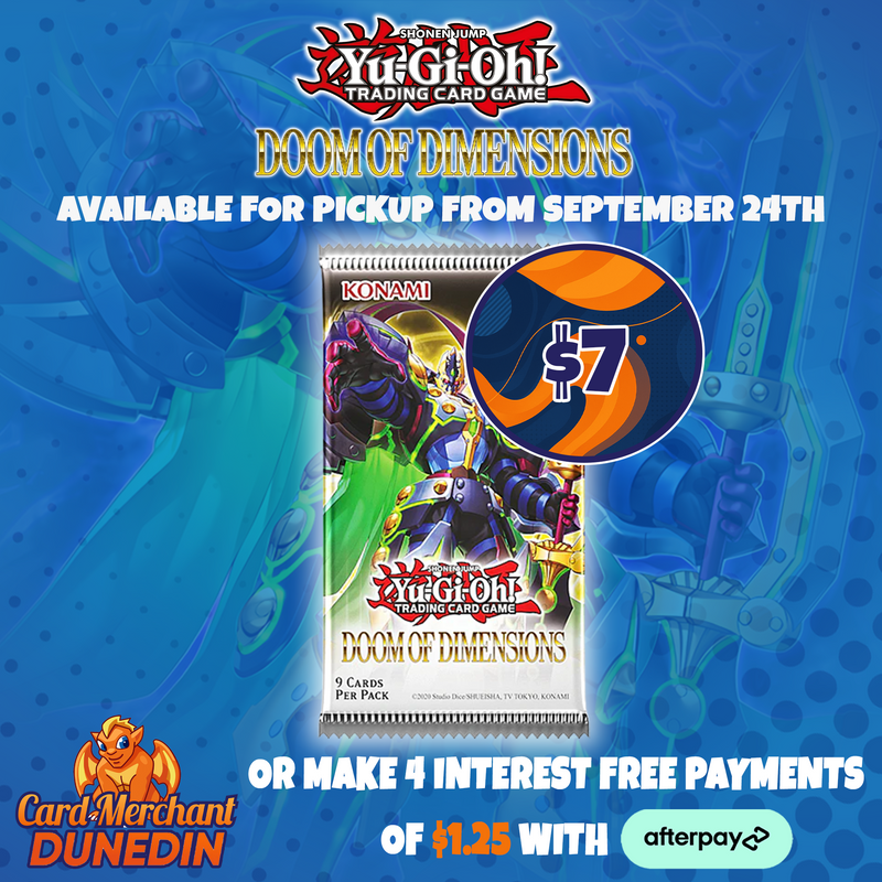 *Pre-Order* Yu-Gi-Oh!: Doom Of Dimensions - Booster Pack | Releasing September 24, 2025