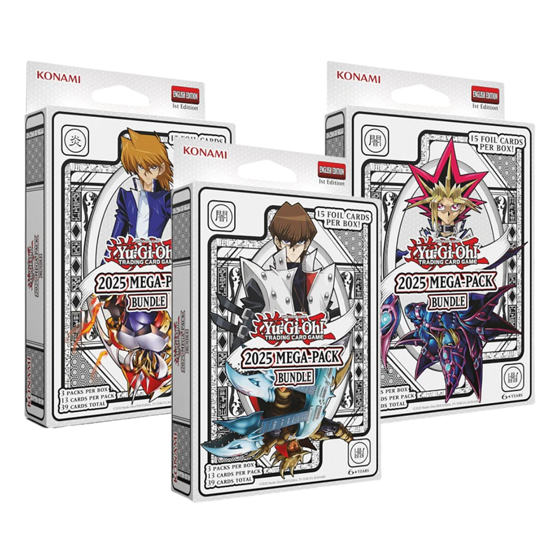 Yu-Gi-Oh!: 2025 Mega Pack - 3x Pack Bundle | Releasing September 3, 2025