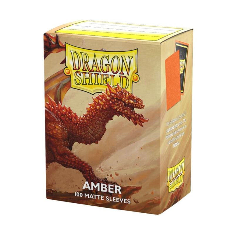Dragon Shield: Sleeves – Matte – Amber | Available