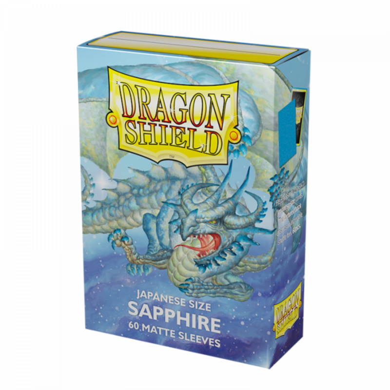 Dragon Shield: Japanese Size 60Ct - Sapphire Card Sleeves | Available Now