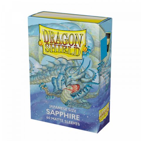Dragon Shield: Japanese Size 60Ct - Sapphire Card Sleeves | Available Now