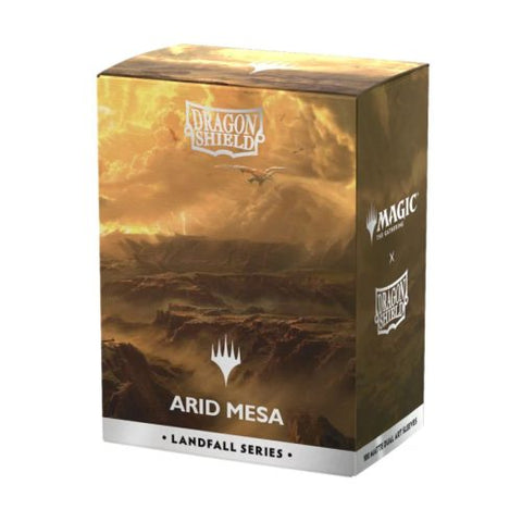 Dragon Shield: Arid Mesa - Magic The Gathering Landfall Series -  100ct Art Dual Matte Standard Sleeves | Available Now