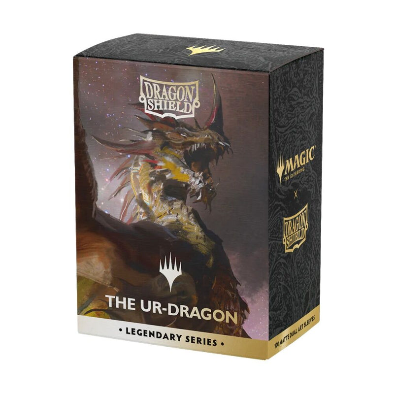 Dragon Shield: The Ur-Dragon - Magic The Gathering Landfall Series -  100ct Art Dual Matte Standard Sleeves | Available Now
