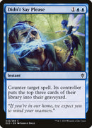 Didn't Say Please [Throne of Eldraine]