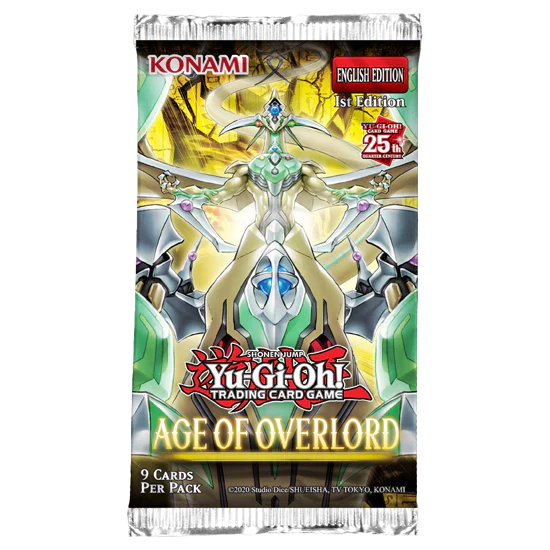 Yu-Gi-Oh! Booster Pack - Age Of Overlord (1st Edition)