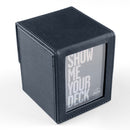 Show Case: 100 Count Leather Deck Box - Black  | Available Now