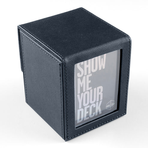 Show Case: 100 Count Leather Deck Box - Black  | Available Now
