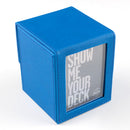 Show Case: 100 Count Leather Deck Box - Blue | Available Now