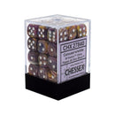 Chessex - Festive 12mm D6 Dice -Carousel /white
