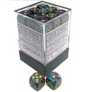 Chessex - Festive 12mm D6 Dice - Mosaic/yellow