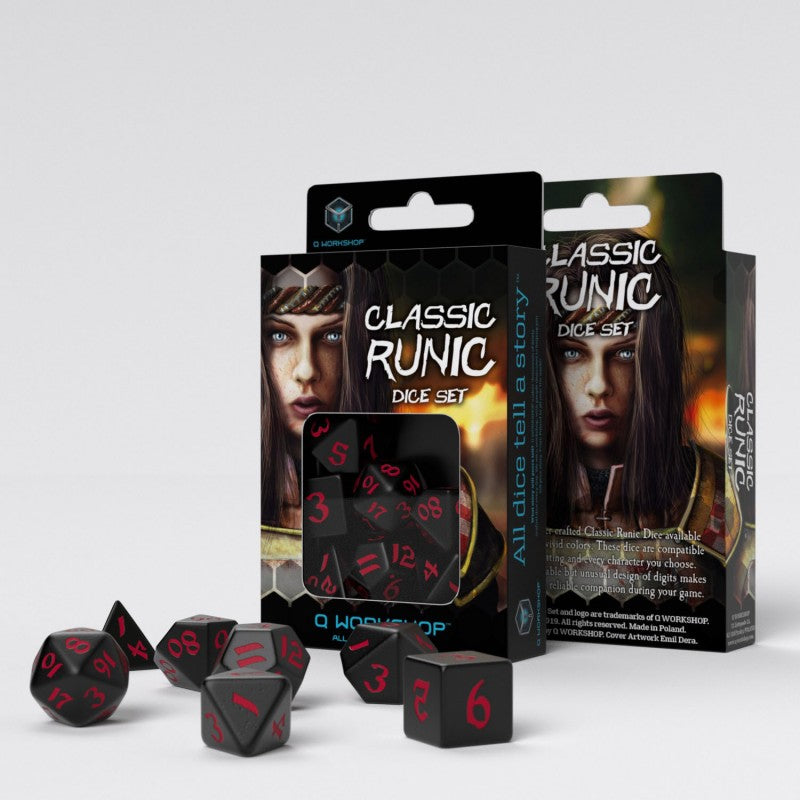 Q Workshop: Classic RPG - Black and Red Dice | Available Now