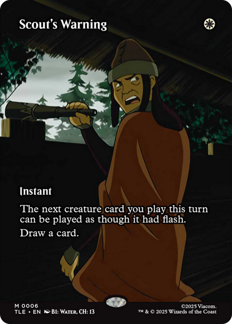 Scout's Warning (Borderless) [Avatar: The Last Airbender: Eternal-Legal]