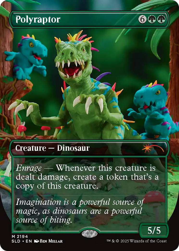 Polyraptor (Rainbow Foil) [Secret Lair Drop Series]