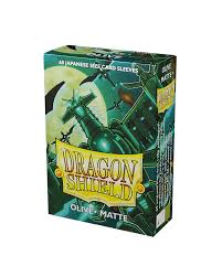 Dragon Shield: Japanese Size 60Ct - Forrest Green Card Sleeves | Available Now