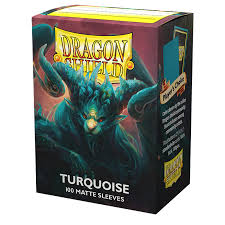 Dragon Shield: Standard Matte - Turquoise Card Sleeves | Available