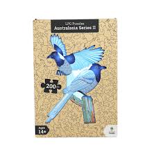 LPG Puzzles Wooden Oceania Animals Series 2 - Magpie