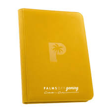 Palms Off Gaming: Collector Series 9 Pocket - Yellow Zip Binder | Available Now