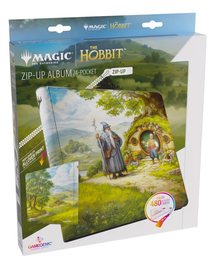 Gamegenic Magic The Gathering The Hobbit Zip-Up Album 12-Pocket - The Shire