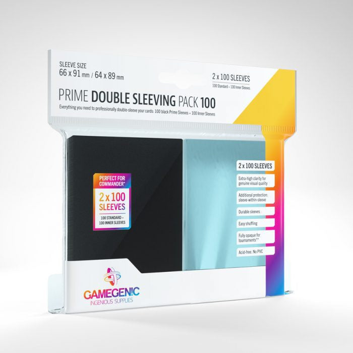Gamegenic Prime Double Sleeving Pack (Standard) 100pk