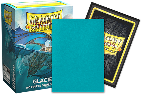 Dragon Shield: Dual Matte Standard 100Ct - Glacier Card Sleeves | Available Now