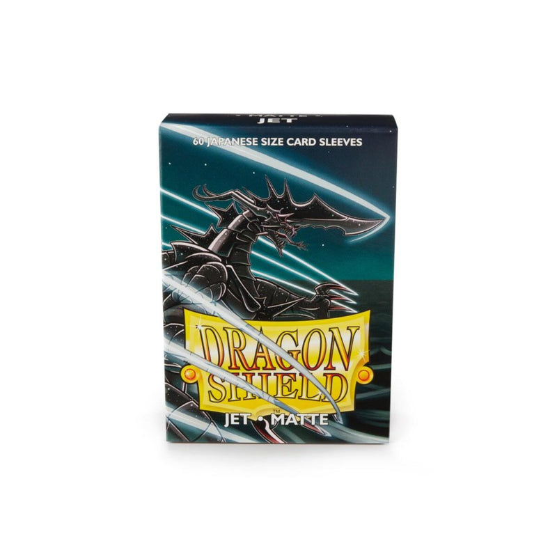 Dragon Shield: Japanese Size 60Ct - Jet Card Sleeves | Available Now