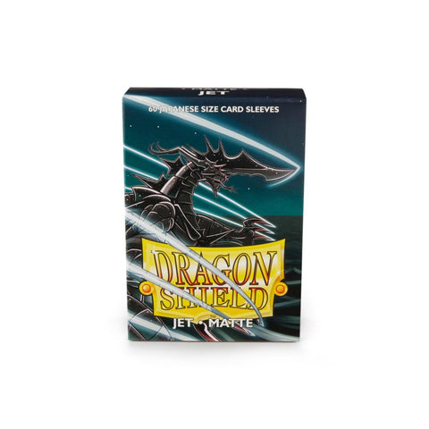 Dragon Shield: Japanese Size 60Ct - Jet Card Sleeves | Available Now
