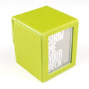 Show Case: 100 Count Leather Deck Box - Lime | Available Now