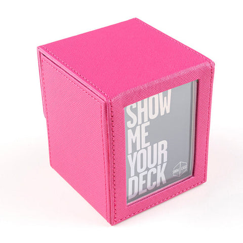 Show Case: 100 Count Leather Deck Box - Rose | Available Now