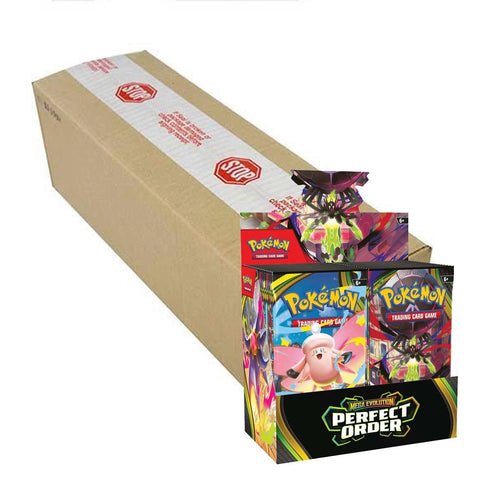 PKM Booster Box Case - Mega Evolution: Perfect Order | Available Now
