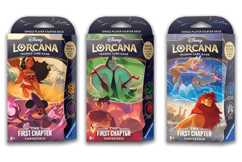 Disney Lorcana TCG The First Chapter Starter Decks