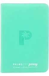 Palms Off Gaming: Clear Top Loader Zip Binder - Turquoise Binder | Available Now