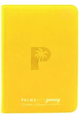 Palms Off Gaming: Clear Top Loader Zip Binder - Yellow Binder | Available Now