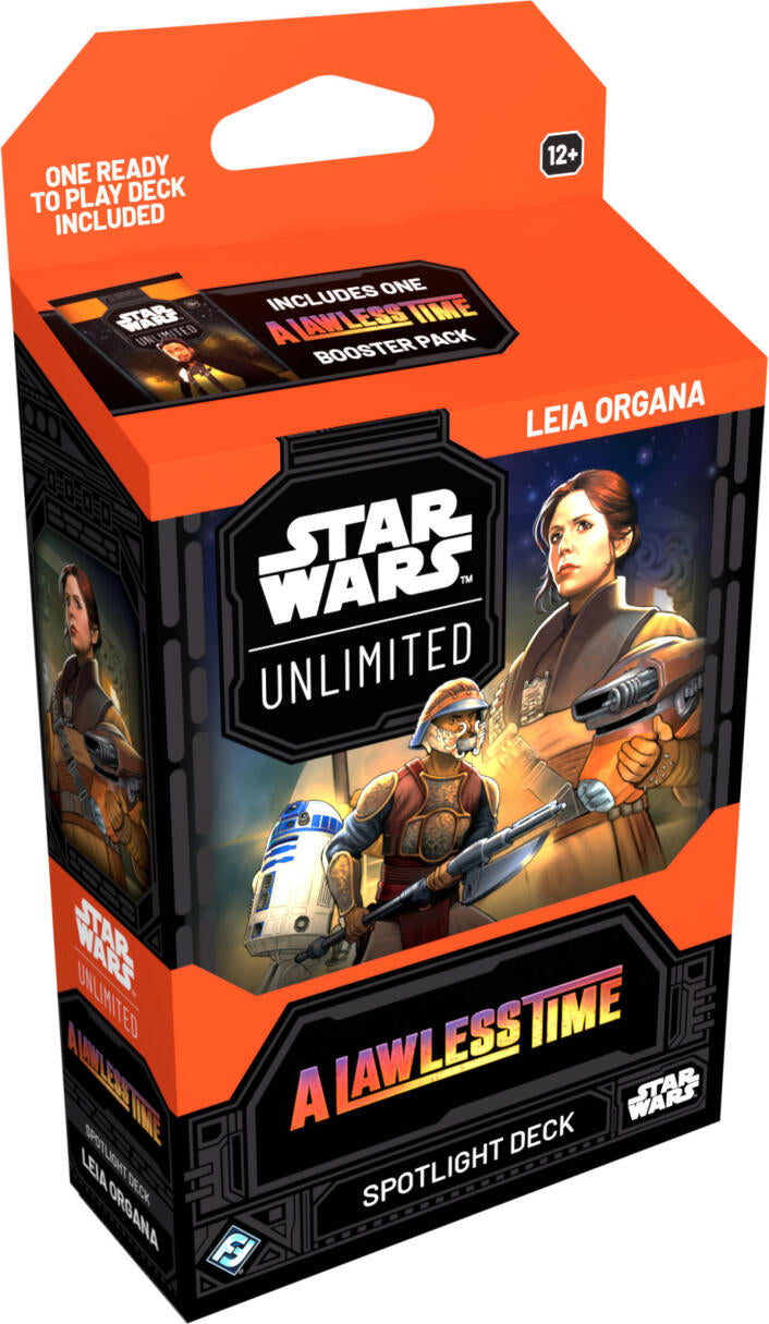 Star Wars Unlimited : A Lawless Time - Leia Organa - Spotlight Deck | Available Now ,