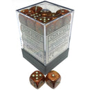 Chessex - Glitter 12mm D6 Dice - Gold/silver