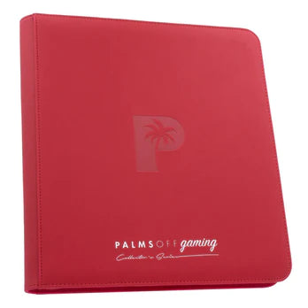 Palms Off Gaming: Collector Series 12 Pocket Zip Binder - Red Binder | Available Now