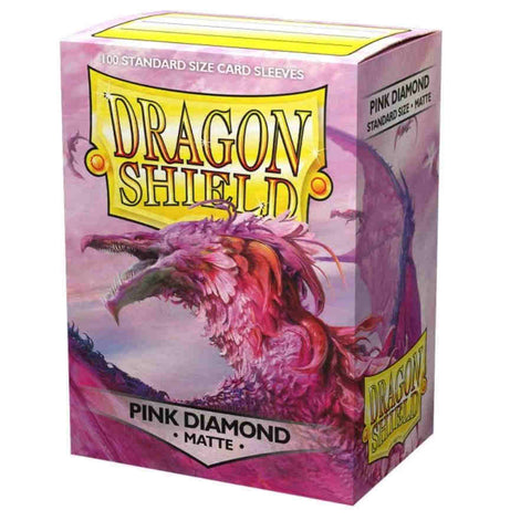 Dragon Shield: Standard Matte - Pink Dimond Card Sleeves | Available Now