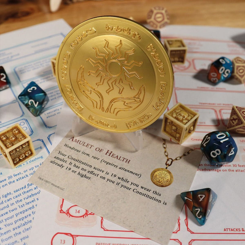 Dungeons & Dragons 24K Gold Plated Medallion