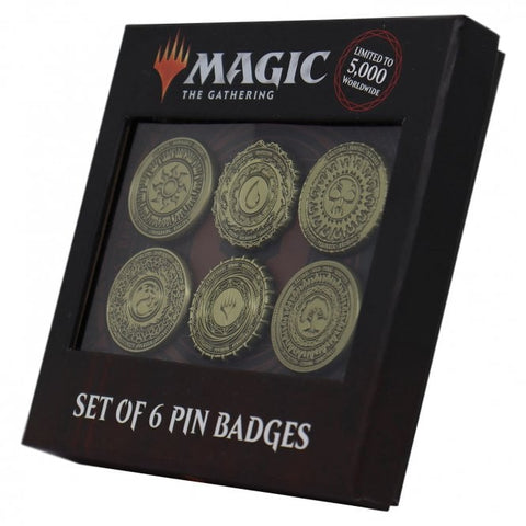 Magic The Gathering Limited Edition Mana Symbol Pin Badges - Set of 6