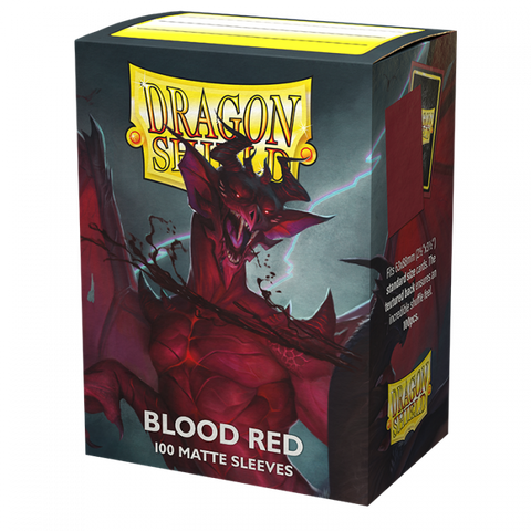 Dragon Shield: Standard Matte - Blood Red Card Sleeves | Available Now