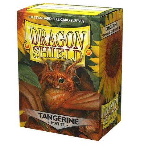Dragon Shield: Standard Matte -  Tangerine Card Sleeves | Available Now