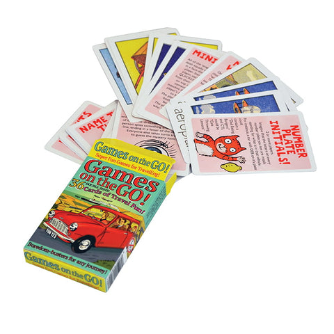 Games on the Go! Travel Cards