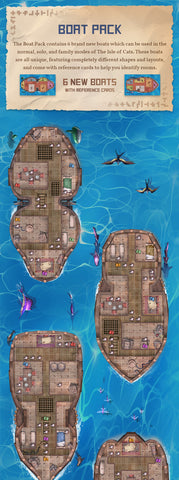 The Isle of Cats Boats Pack Expansion