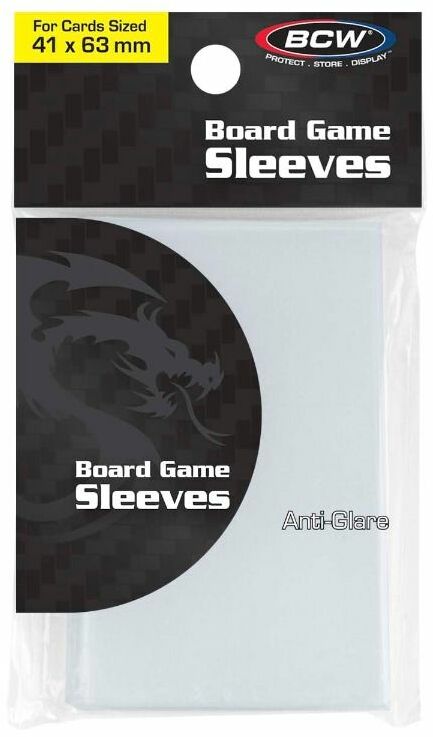 BCW Board Game Matte Sleeves Mini American