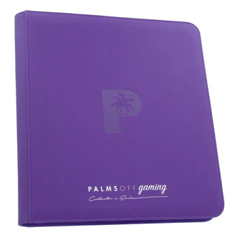Palms Off Gaming: Collector Series 12 Pocket Zip Binder -Purple Binder | Available Now