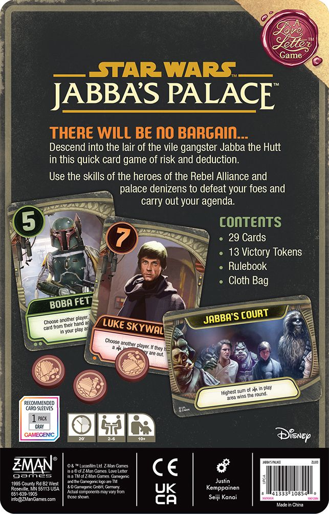 Jabbas Palace - A Love Letter Game