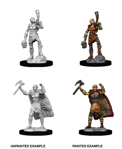 D&D Nolzur's Marvelous Miniatures: Human Barbarian Female