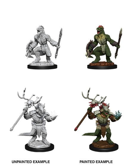 D&D Nolzur's Marvelous Miniatures: Lizardfolk & Lizardfolk Shaman